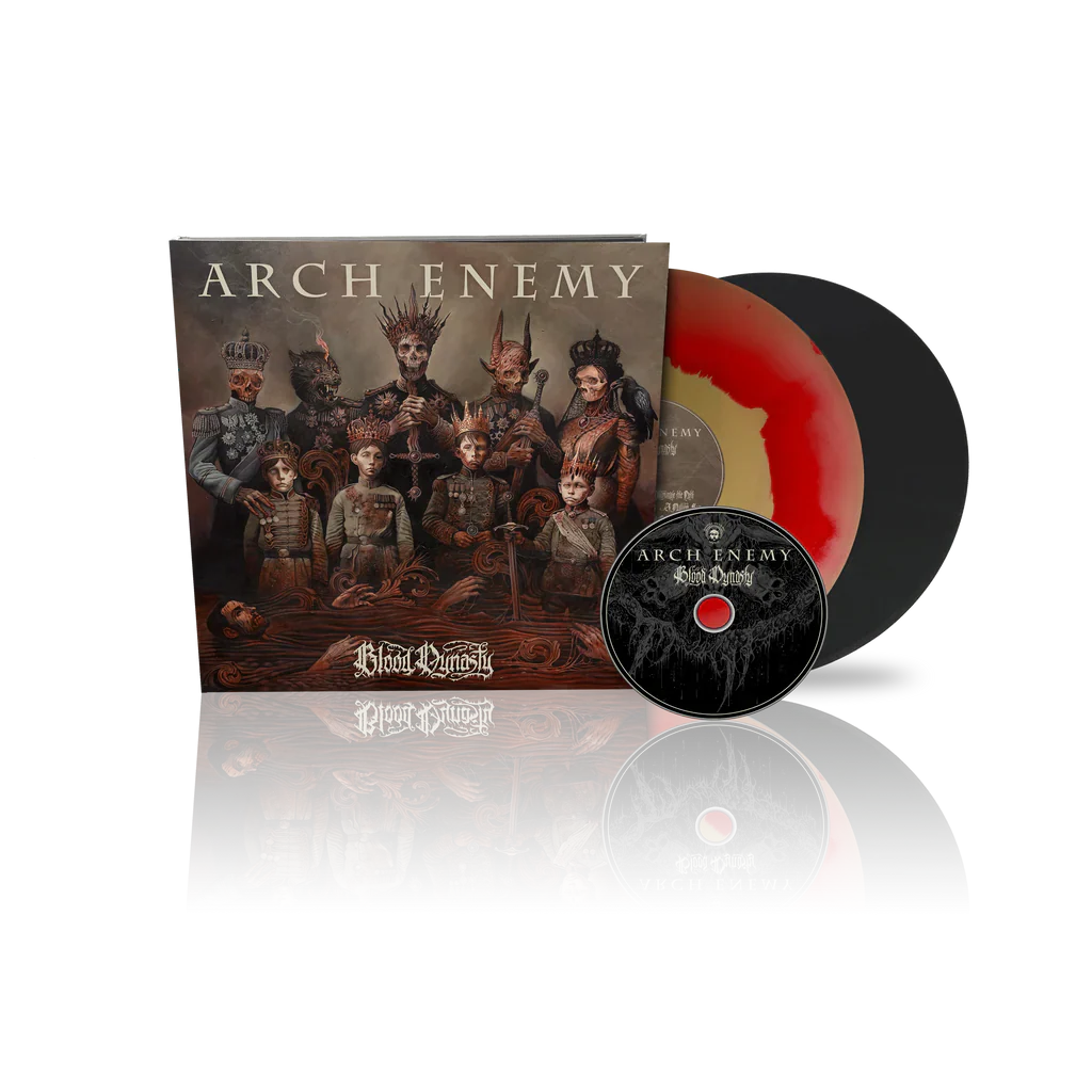 Arch Enemy - Blood Dynasty (Red & Gold Vinyl + Etched LP) (2LP + CD) (New Vinyl) - Image 2
