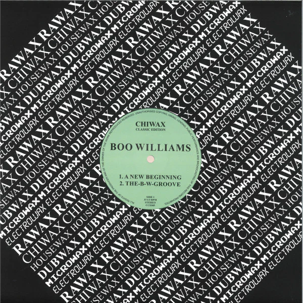 Boo Williams - A New Beginning (12") (New Vinyl)