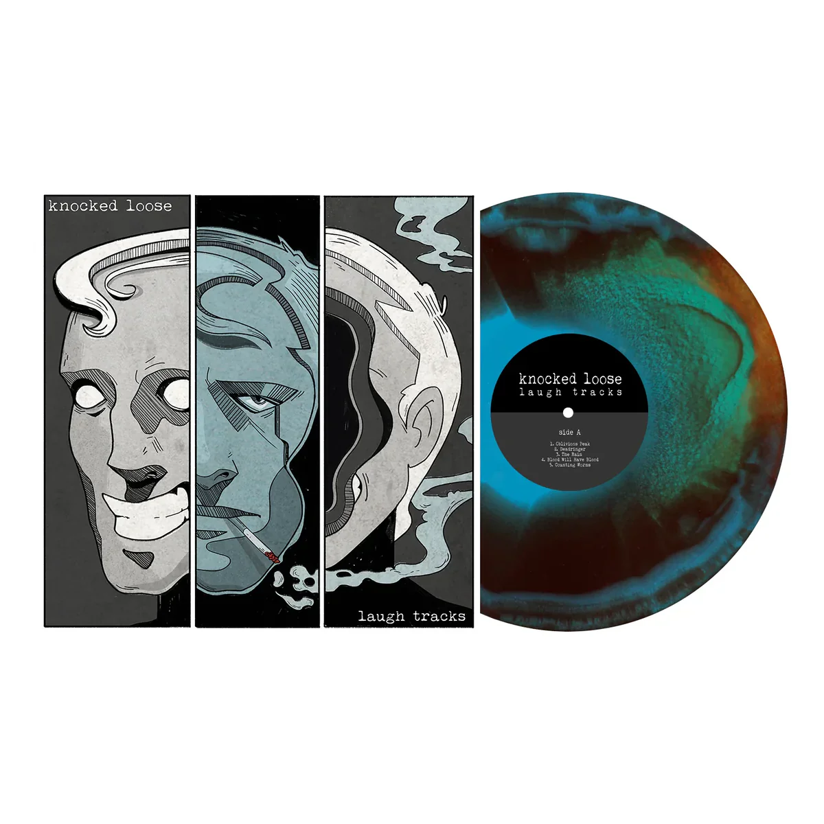 Knocked Loose - Laugh Tracks (Blue, Red & Yellow Vinyl) (New Vinyl) - Image 2