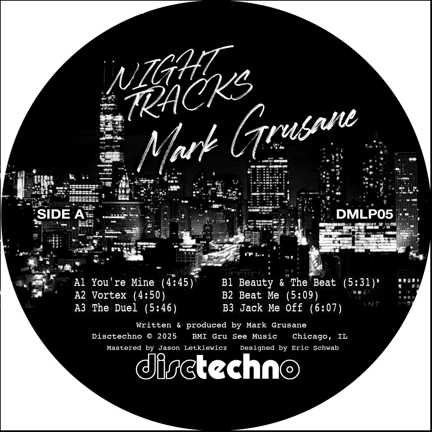 Mark Grusane - Night Tracks (12") (New Vinyl)
