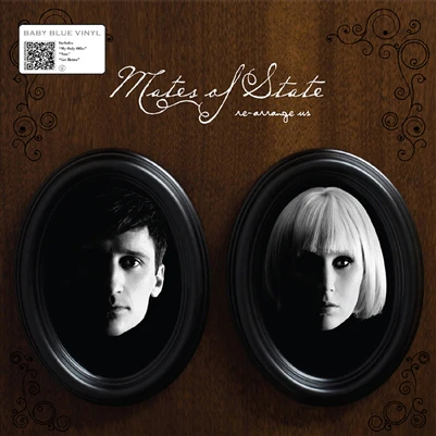 Mates Of State - Re-Arrange Us (Blue Vinyl) (New Vinyl)