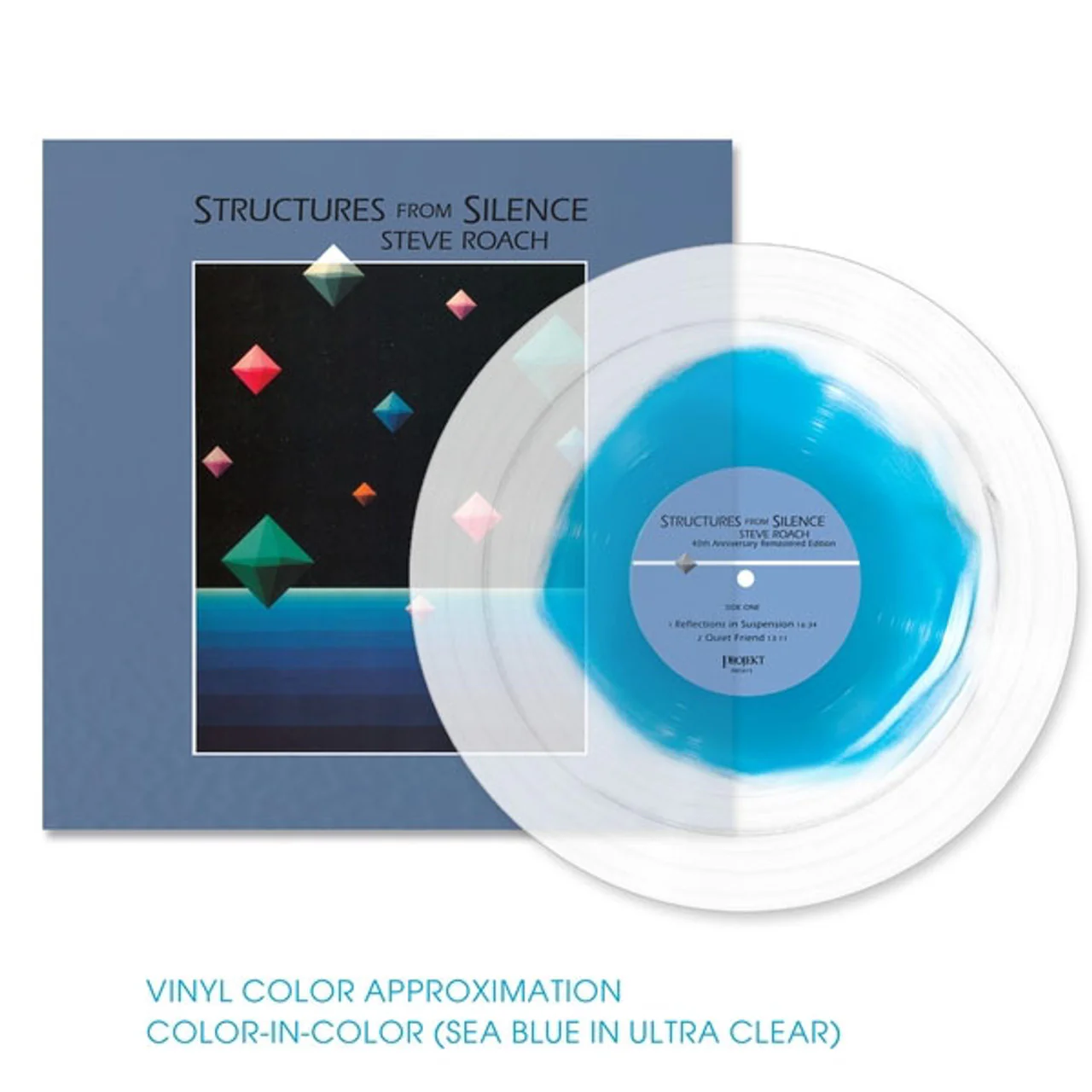 Steve Roach - Structures From Silence (Blue In Clear Colour) (New Vinyl)